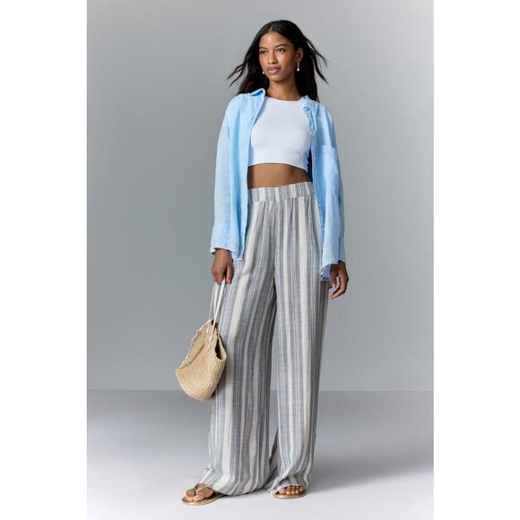 Splendid Pants - Splendid Blue Stripe Raegen Stripe Pants Size M